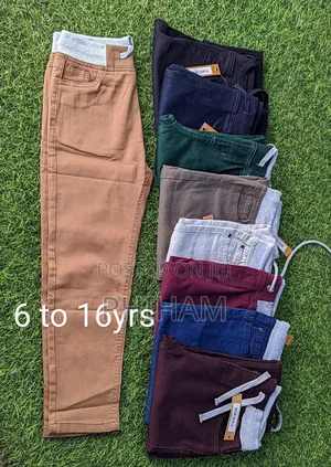 Kids Stretchy Trousers( 4 to 16yrs)
