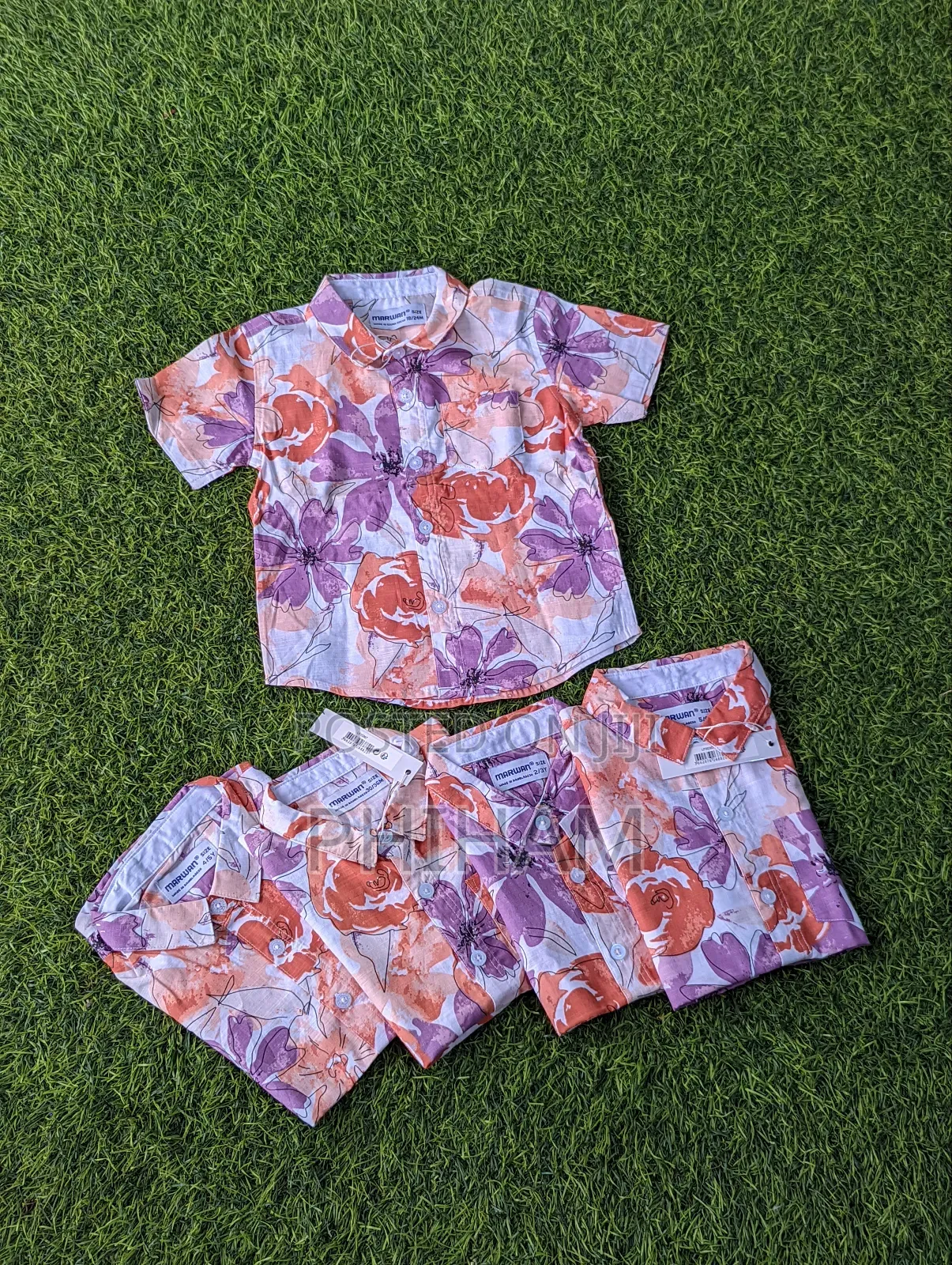 Unique Kids Floral Shirt( 6months to 16yrs)