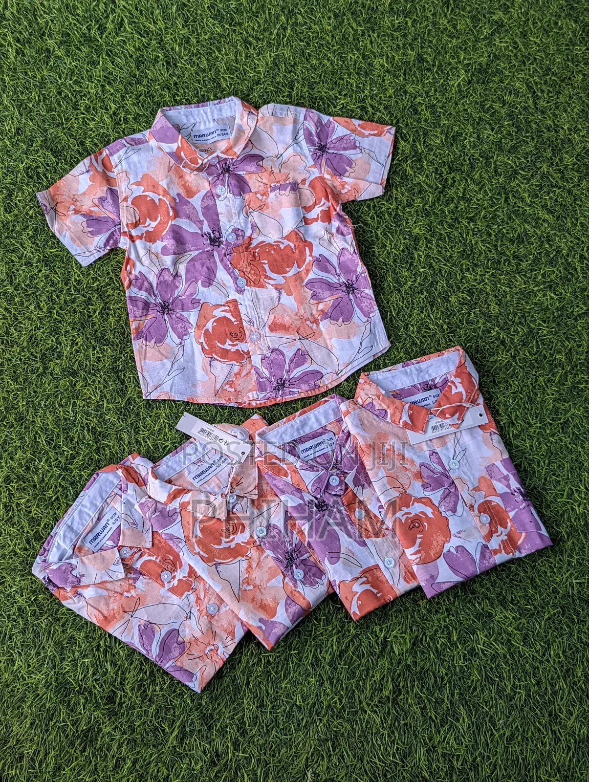 Unique Kids Floral Shirt( 6months to 16yrs)