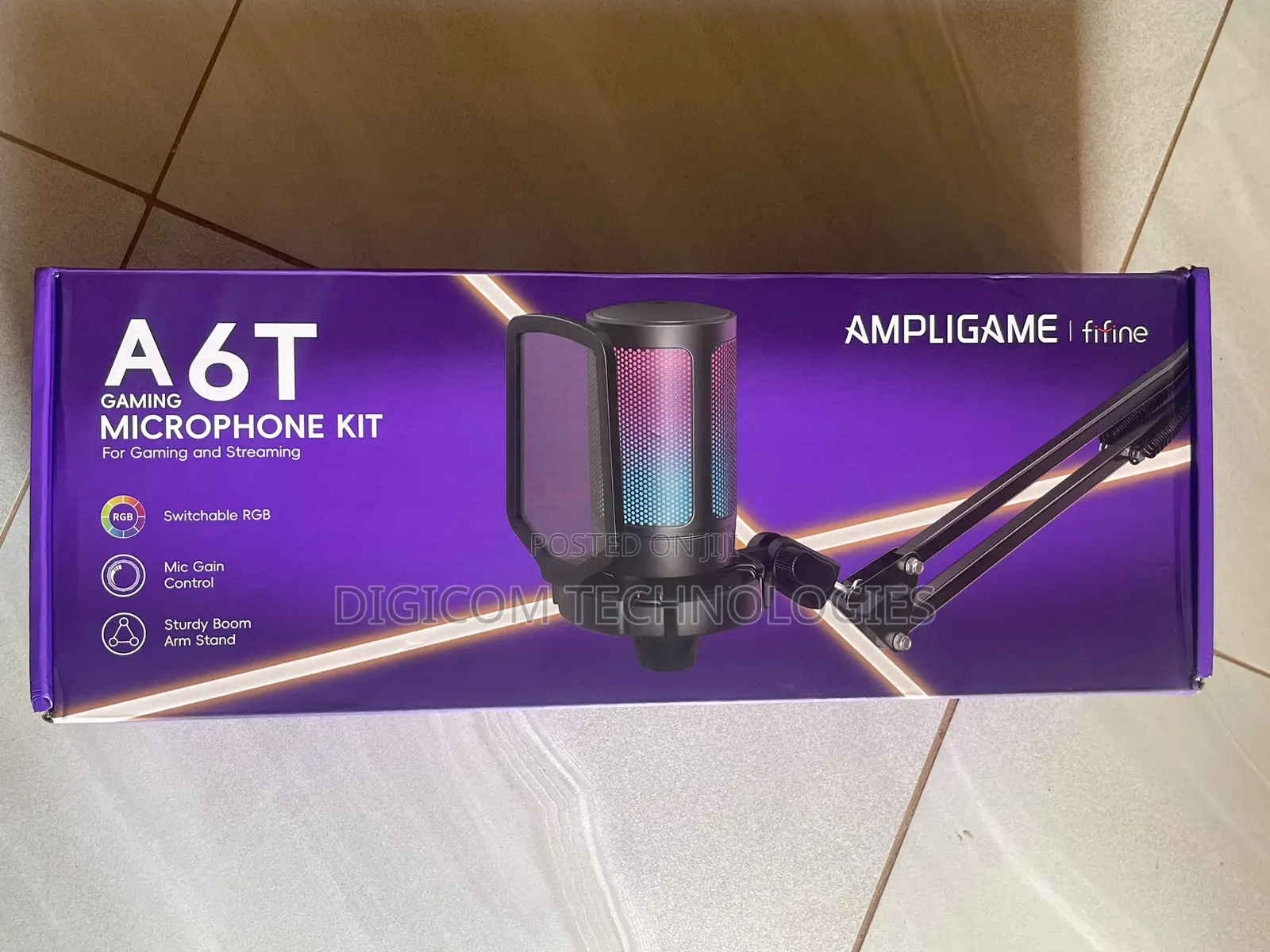 Fifine Gaming and Podcast Condenser Microphone Set
