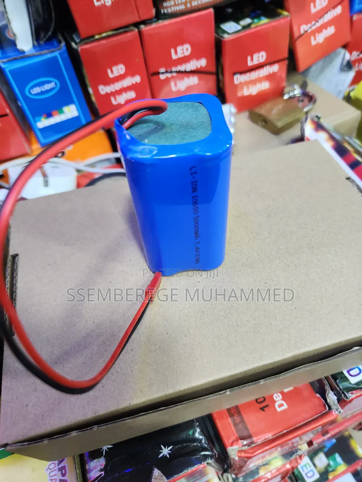 Battery Li Ion 18650 5000mah 7.4v37wh
