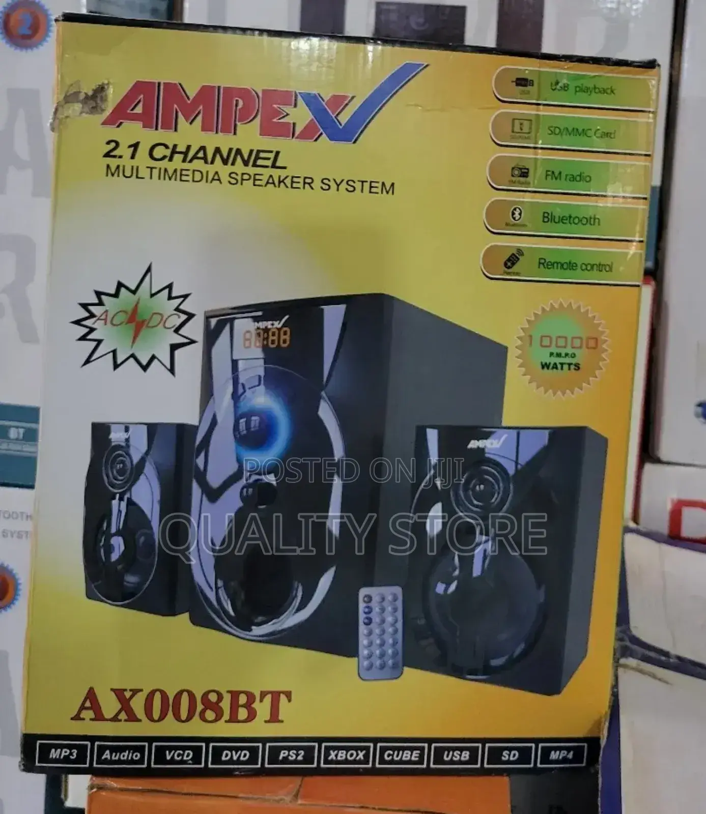 Ampex 2 .1 Channel Multimedia Speaker Ax008bt
