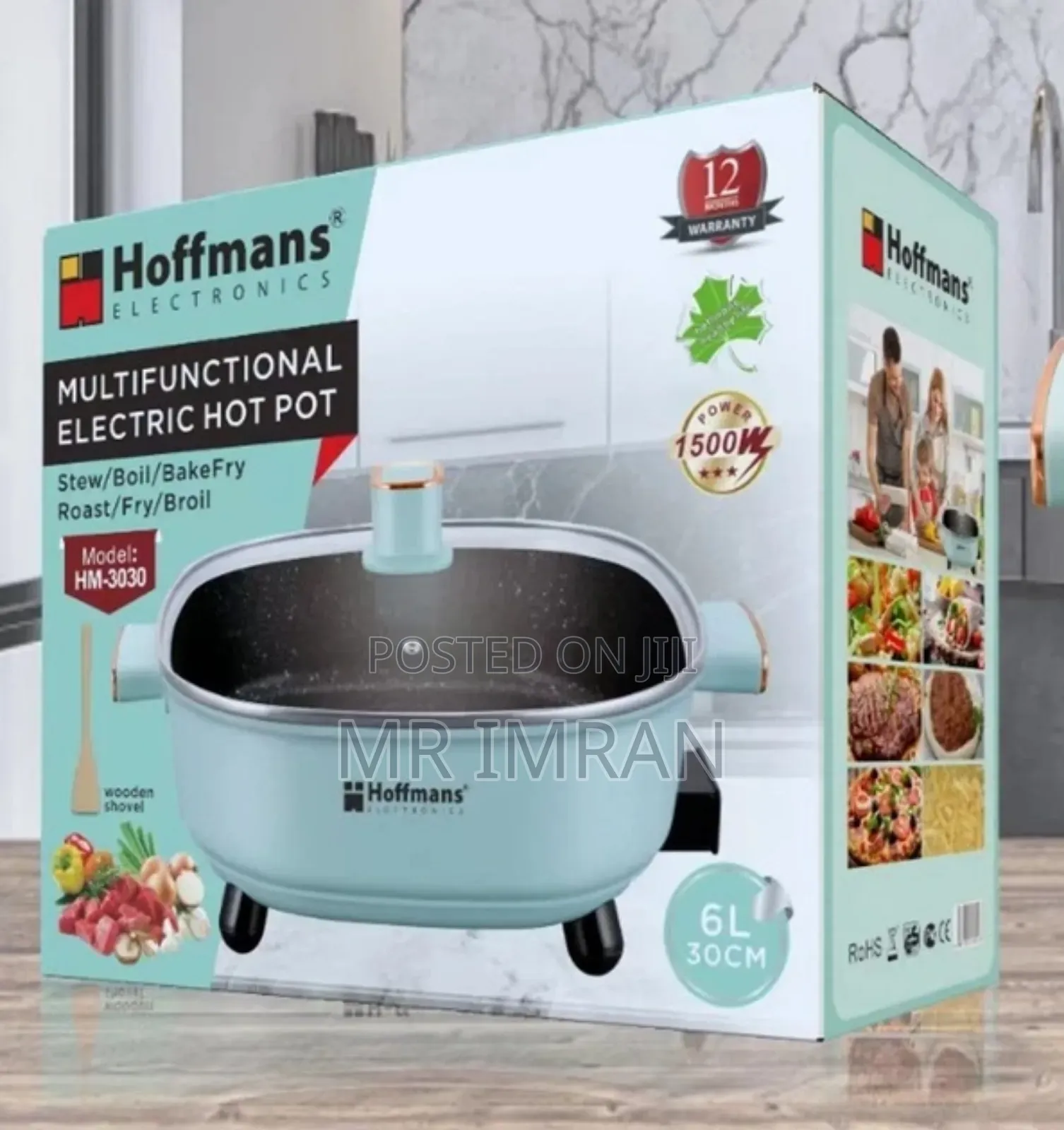 Hoffmans Hm-3030 Multifunctional Electric Hot Pot.