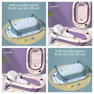 Foldable Baby Bath Tub With Intelligent Temperature Sensor