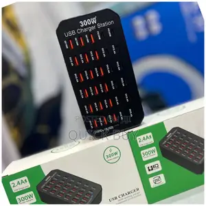 100w 20-port Usb Smart Charger Station.