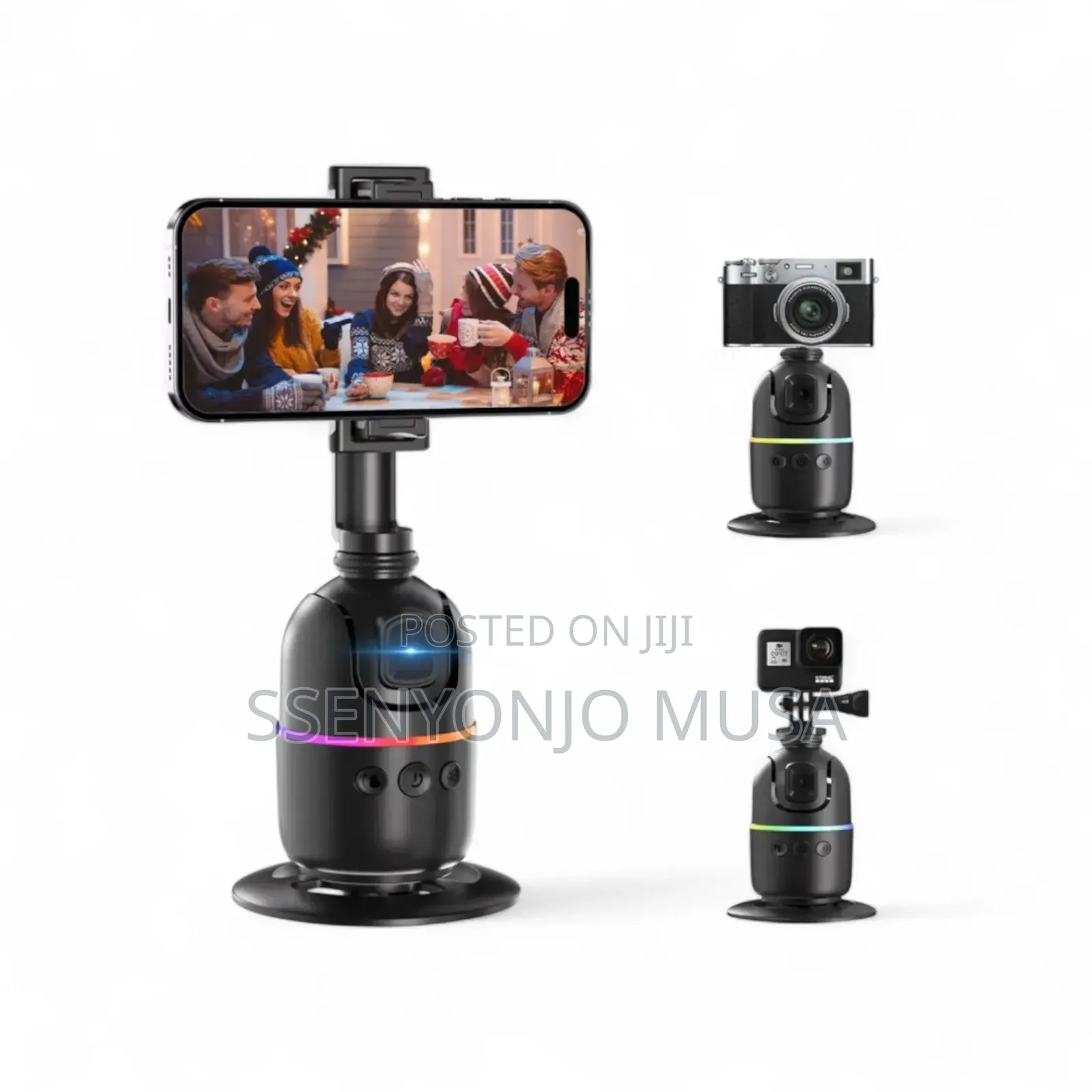 Auto Face Tracking Tripod - 360° Rotating Smart Shooting-