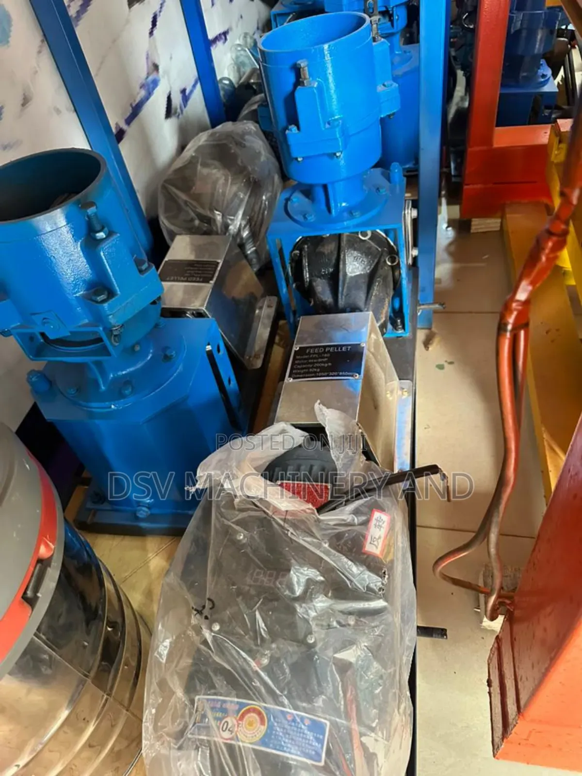 Single Phase 5.5hp 200kg/Hr 3 Dies Pellet Making Machine