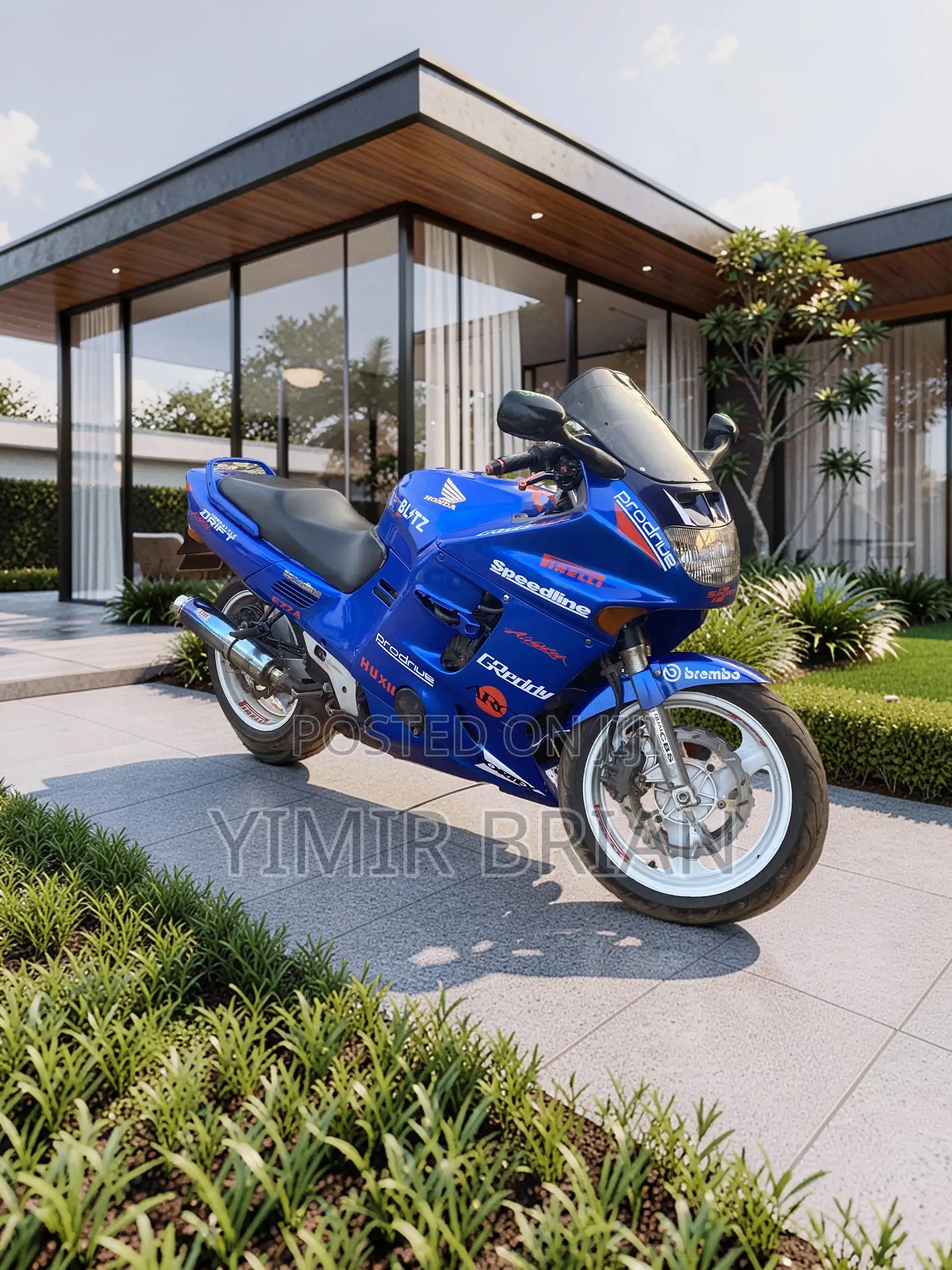 Honda CBR 2000 Blue