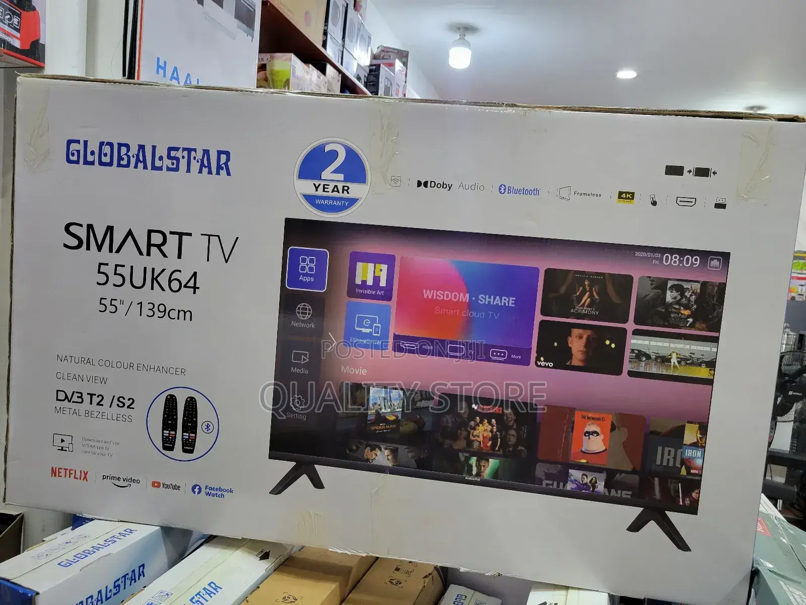 Global Star Smart Tv 55 Inches 55uk64