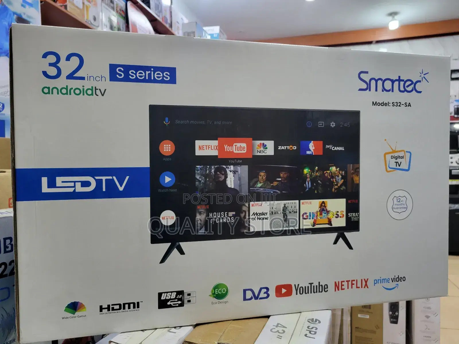 Smertec 32 Inches Smart Tv