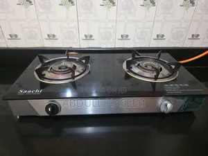 Saachi Double Burner Glass Top Stove – Slightly Used