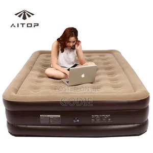 High-density Inflatable Air Mattress 5*6 With A Built-in Electric Pump