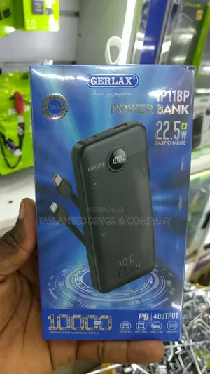 10000mah Heavy Duty Commercial Power Bank 22.5w Quick Charge Outputs