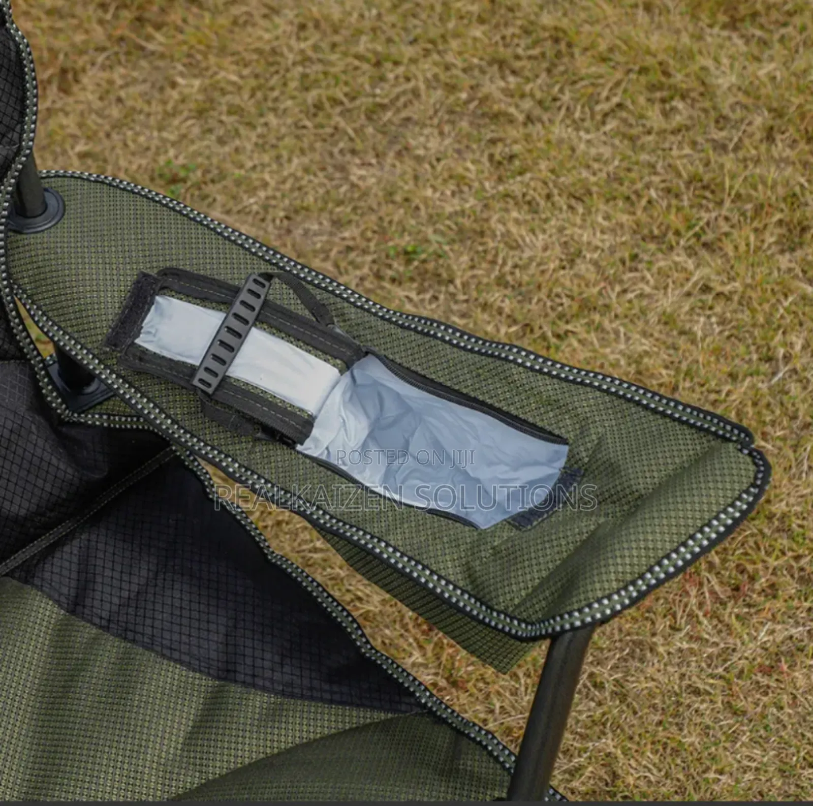Campmaster Expedition Deluxe Camping Chair With Side Pocket 200kg