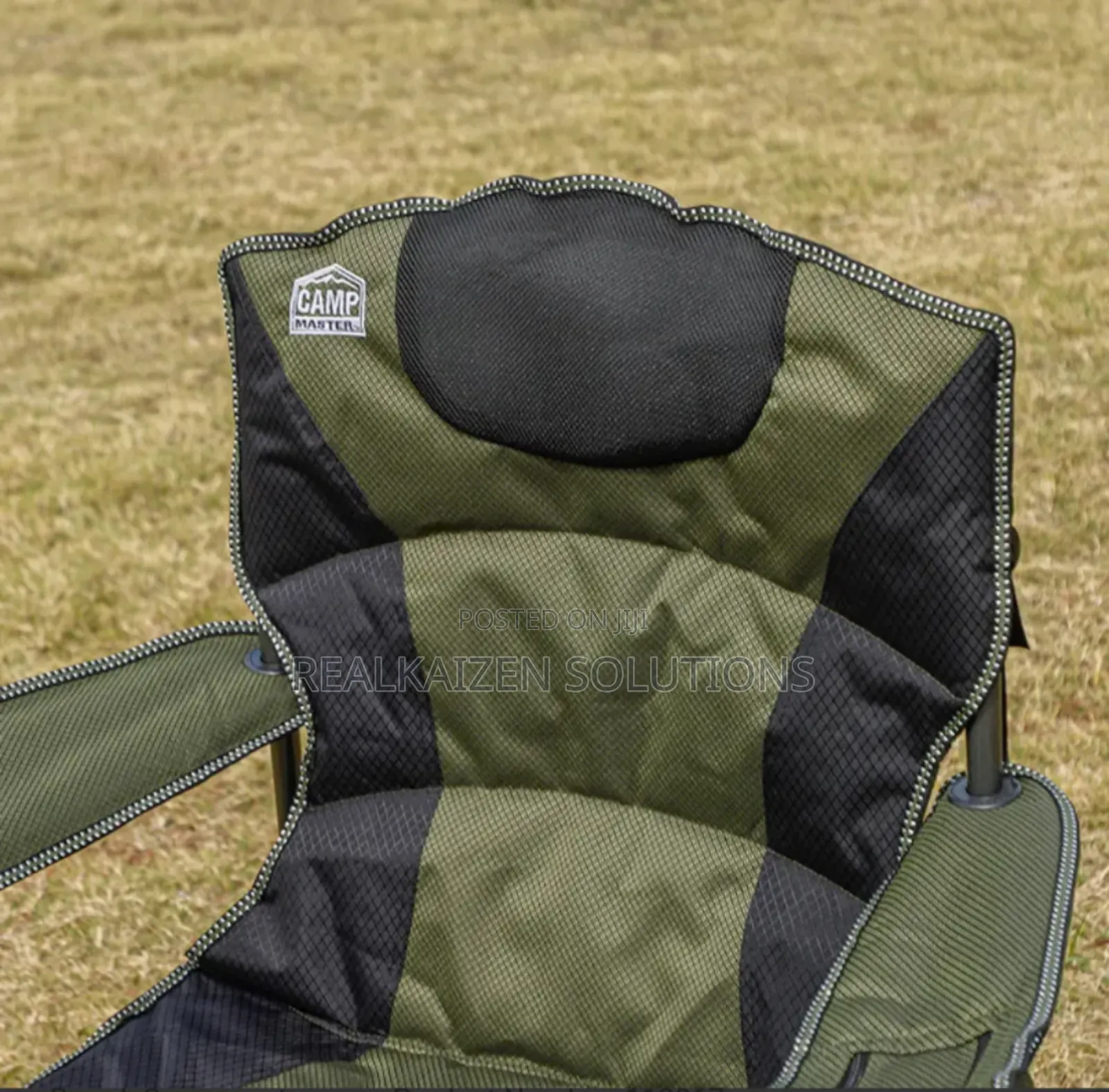 Campmaster Expedition Deluxe Camping Chair With Side Pocket 200kg