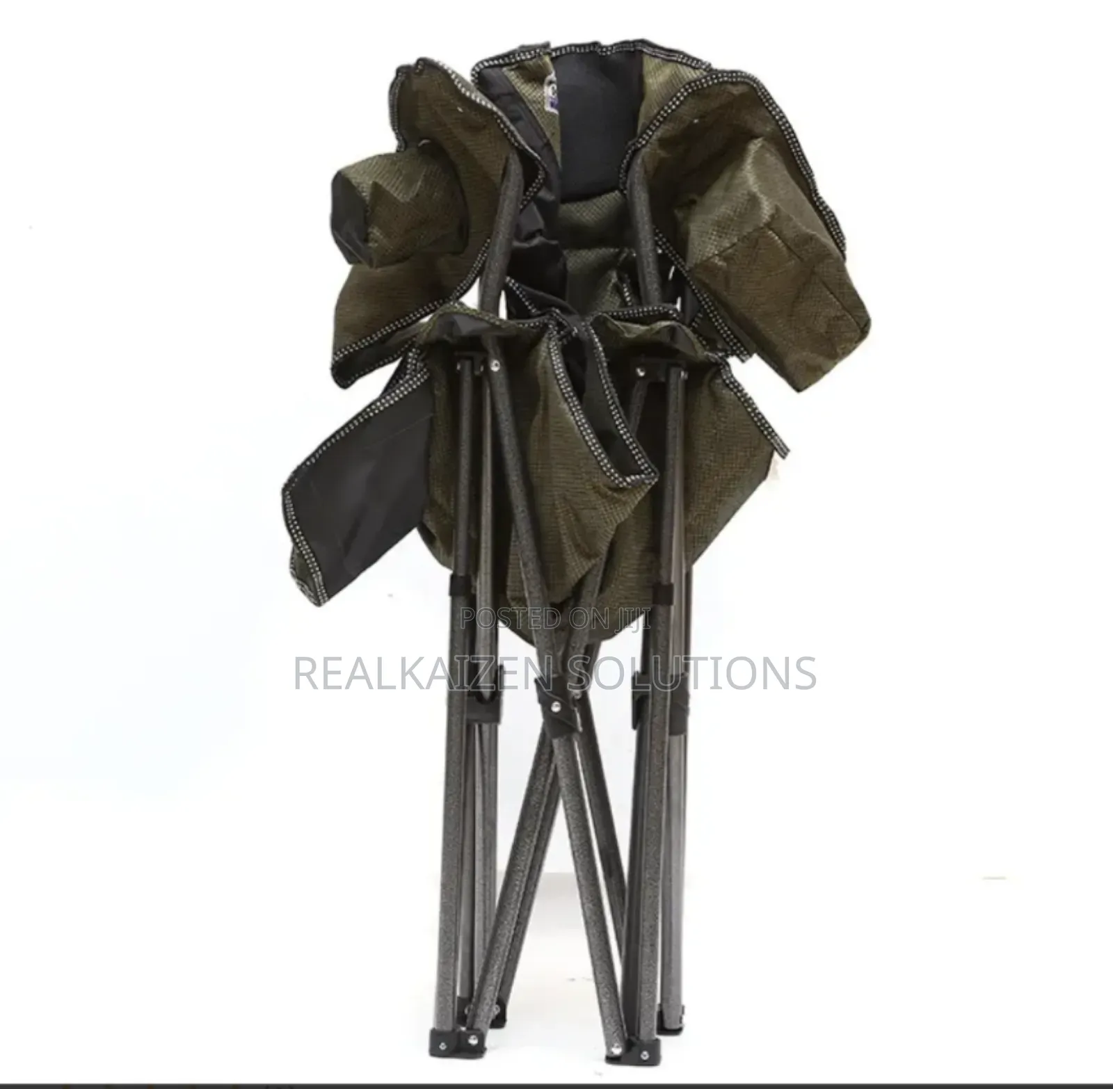 Campmaster Expedition Deluxe Camping Chair With Side Pocket 200kg