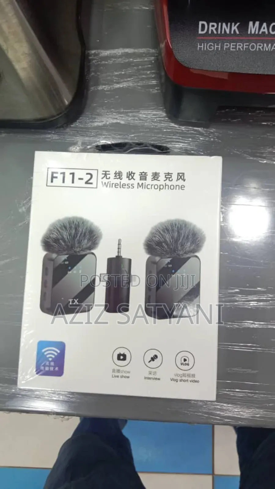 Wireless Microphone For Youtuber, Tik Toker, And Video Making