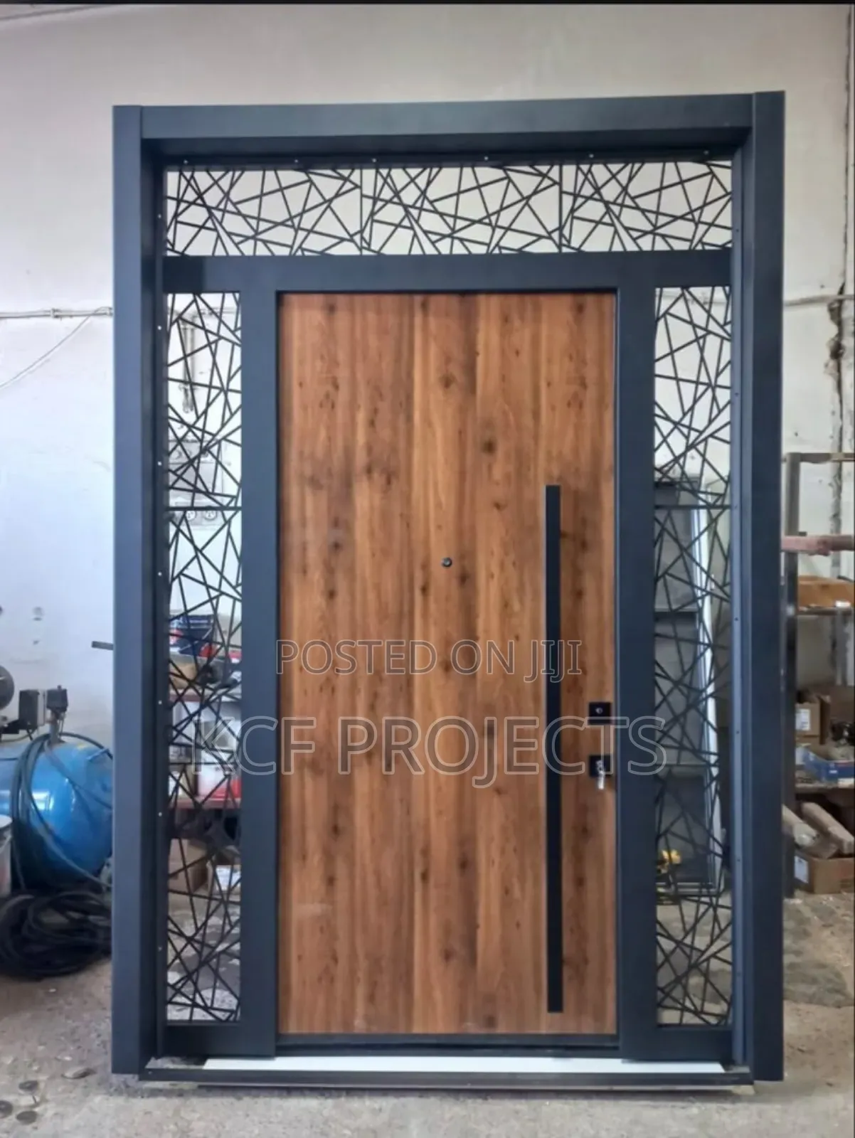 Solid Steel. Doors. Double Plated Sound Proof . Wood Steel Mix Doors.