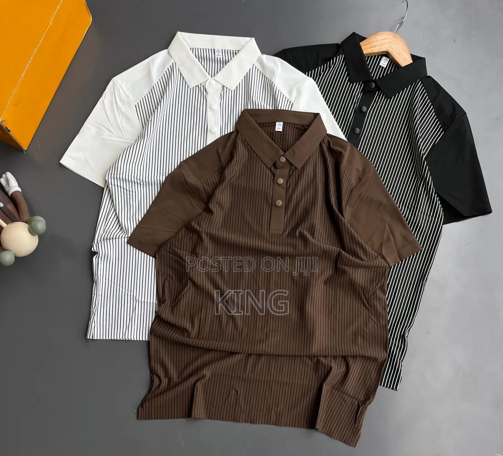 Simple Striped Men's Polo Shirt