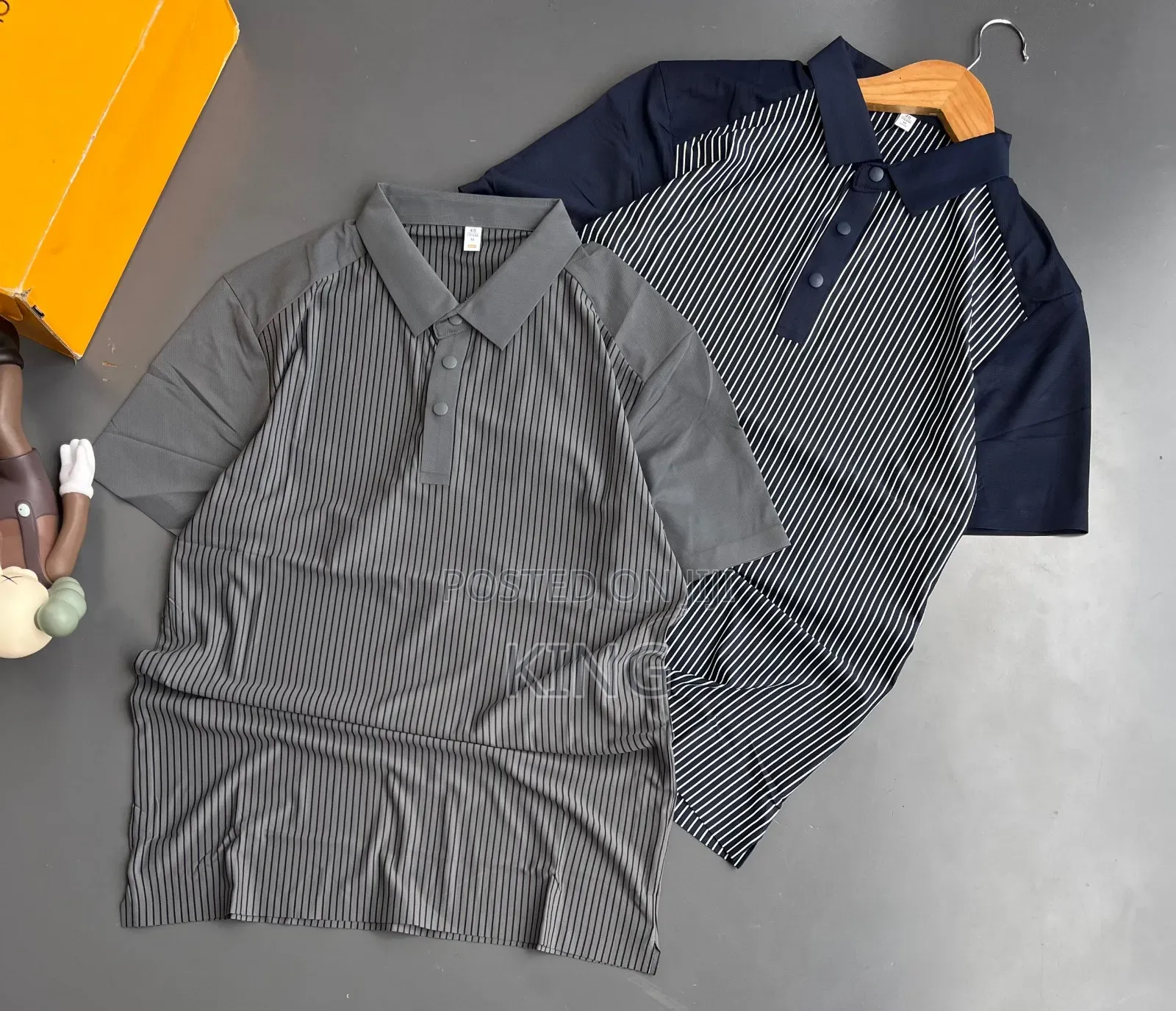 Simple Striped Men's Polo Shirt