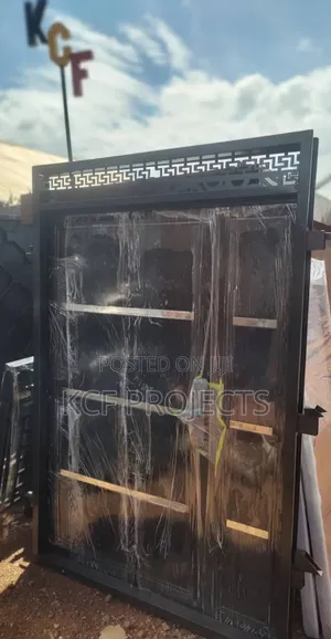 Solid Steel. Doors. Double Plated Sound Proof . Wood Steel Mix Doors.