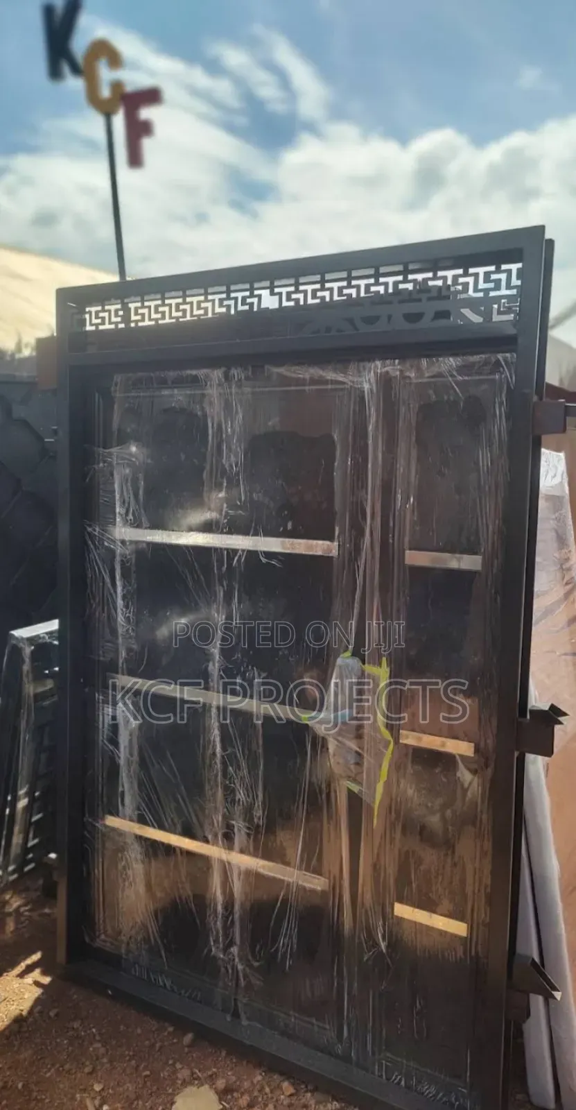 Solid Steel. Doors. Double Plated Sound Proof . Wood Steel Mix Doors.