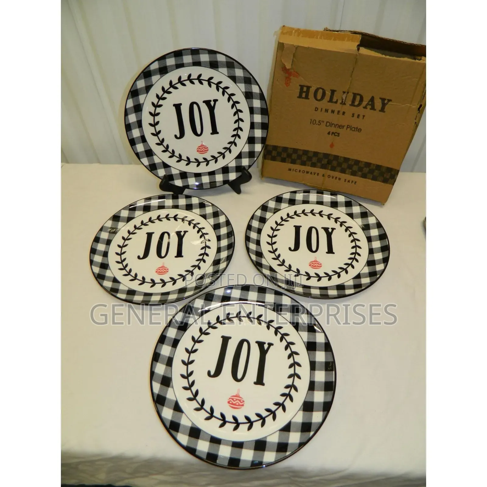 Holiday Ceramic Dish Sets 6pcs