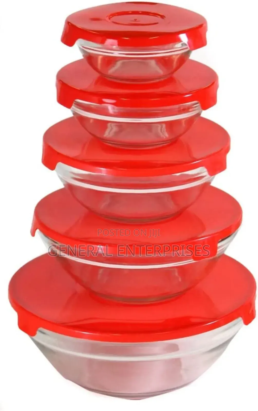 5-Piece Glass Bowl Set F