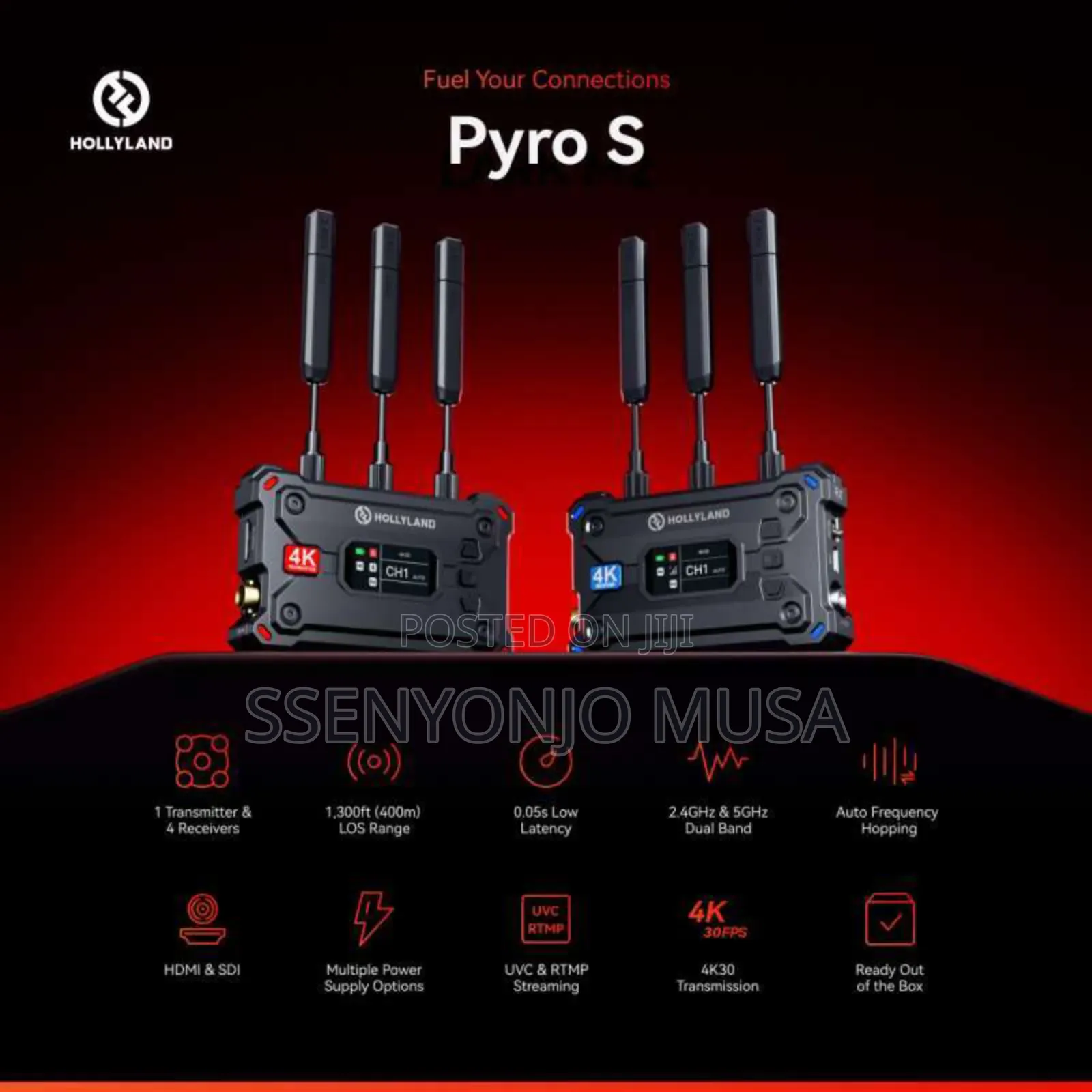 Hollyland Pyro S Wireless Video Transmission System