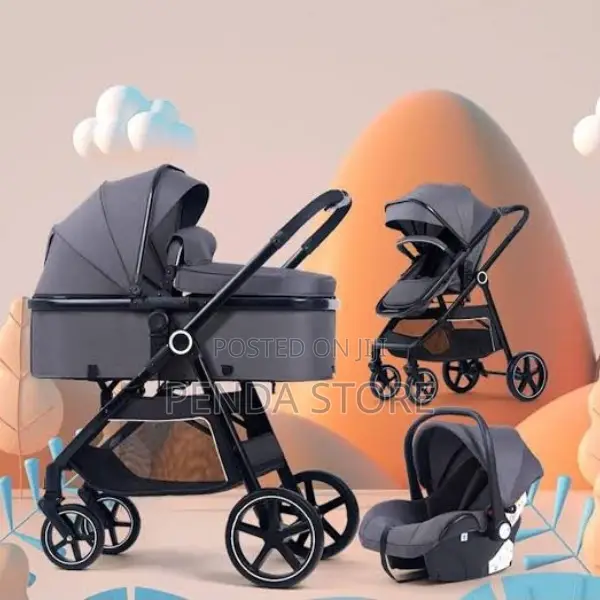 3 in 1 Baby Stroller Set - Foldable 3 in 1 Baby Stroller Set
