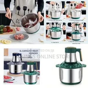 Hoffmans Powerful Electric Food Chopper / Grinder - Multicolor