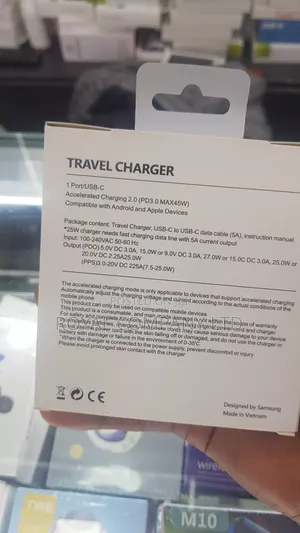 Samsung 25w PDF Adaptor Usb-C to C
