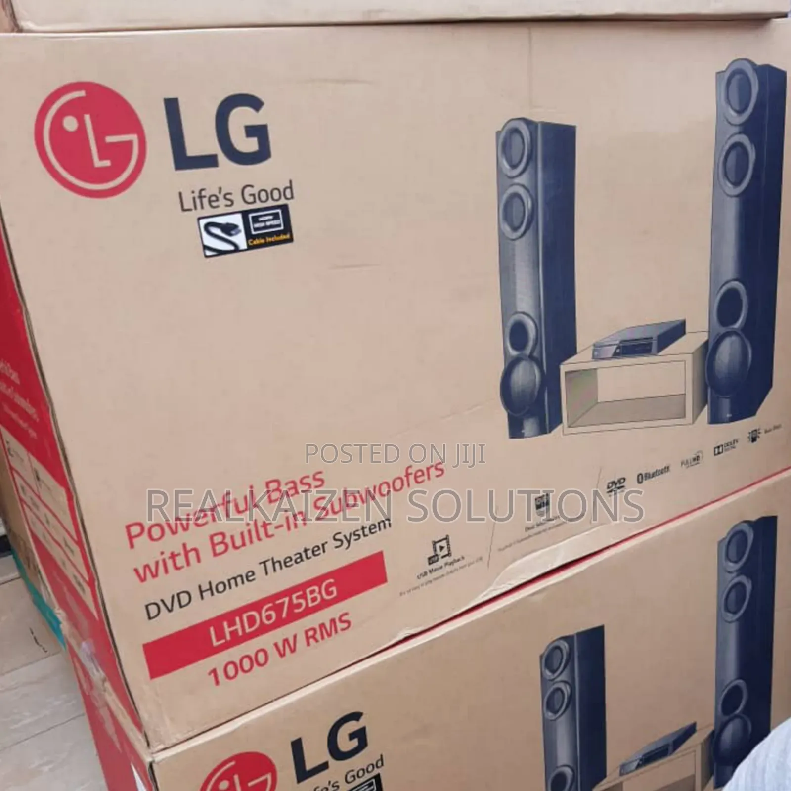 Lg 4.2ch Double Subwoofer DVD Bodyguard Home Theater System 1000w