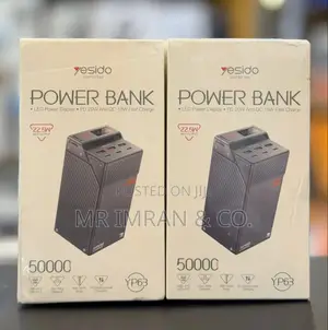 Yesido Yp63 50000mah Power Bank.