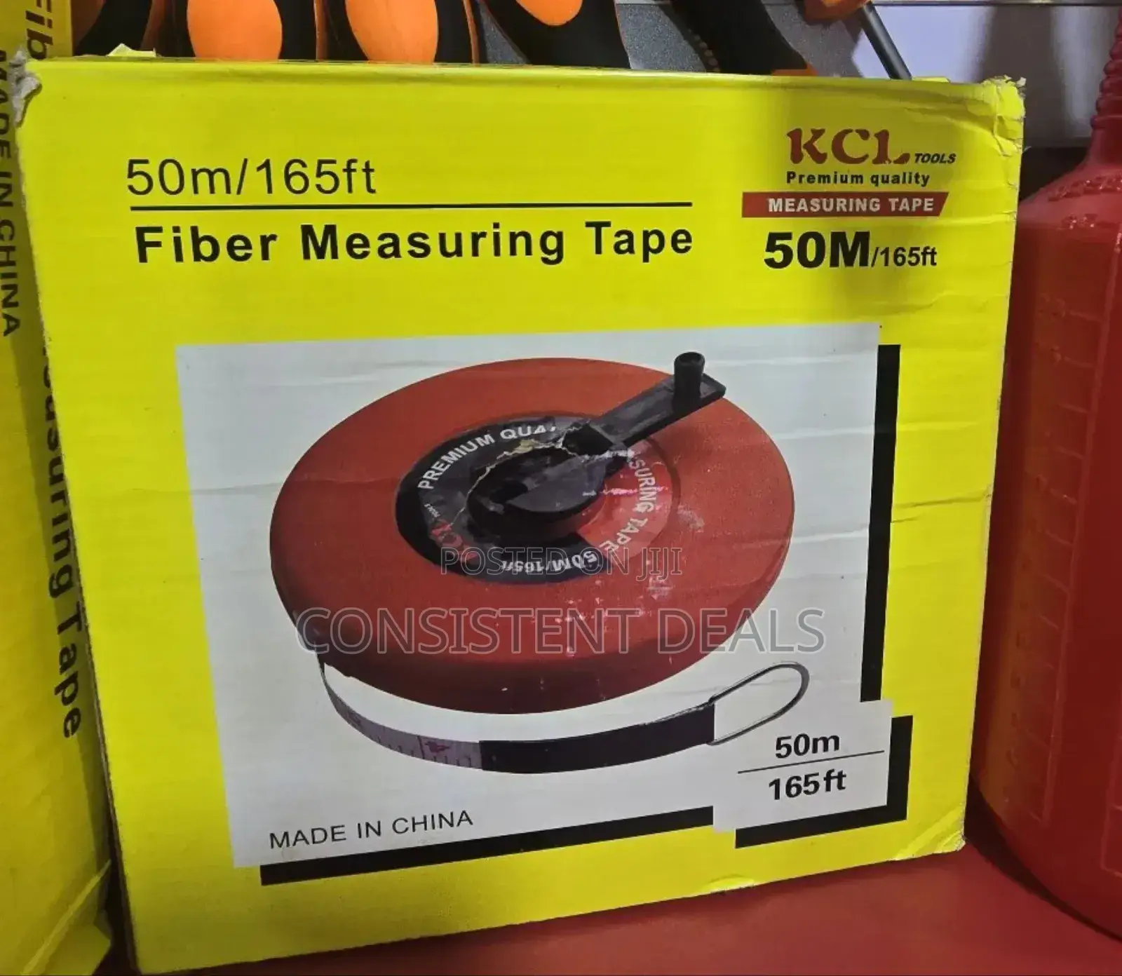 50m/165ft Fiber Measuring  Tape