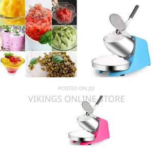 Heavy-Duty Electric Ice Crusher and Snow Cone Maker - Multicolor