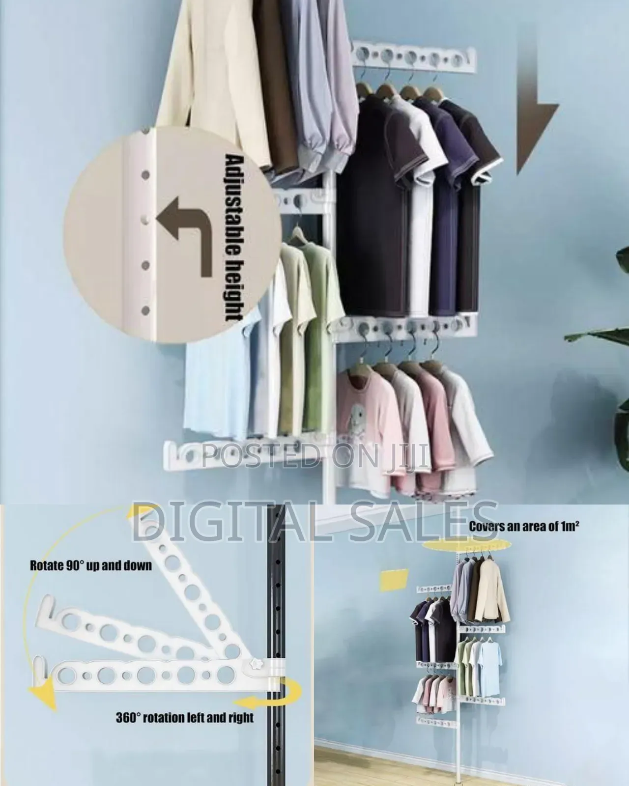 Mounted Cloth Drying Rack