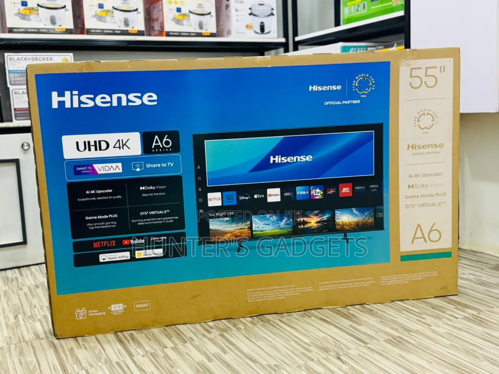 Hisense 55inch Smart Uhd A6 Series New Model Vida New Model