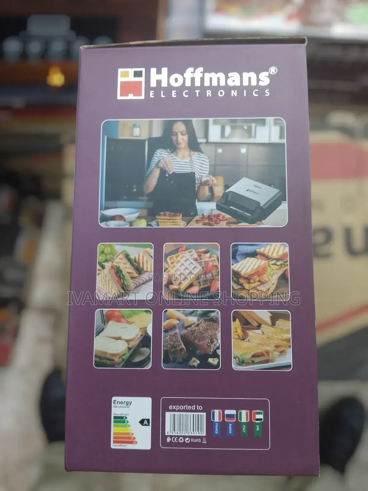 3 in 1 Hoffmans (Hm-3019) Sandwich Maker Set - 12 Months Warranty