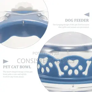 Dog Detachable Feeder Bowl Hanging Pet Food Bowl