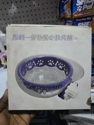 Dog Detachable Feeder Bowl Hanging Pet Food Bowl