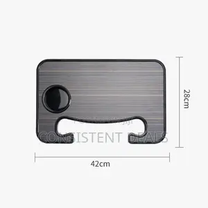 Steering Wheel Tray Desk Laptop Drink Food Work Table Holder Travel