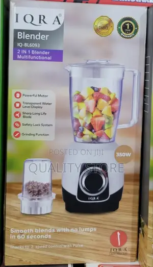 Iqra 2 in 1 Blender Iq-Bl6093