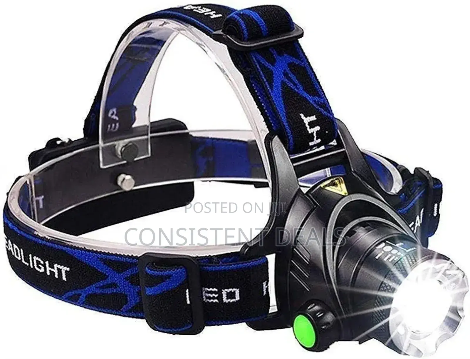 Rechargeable Charger Head Flashlight With Led Lamp Head Torch