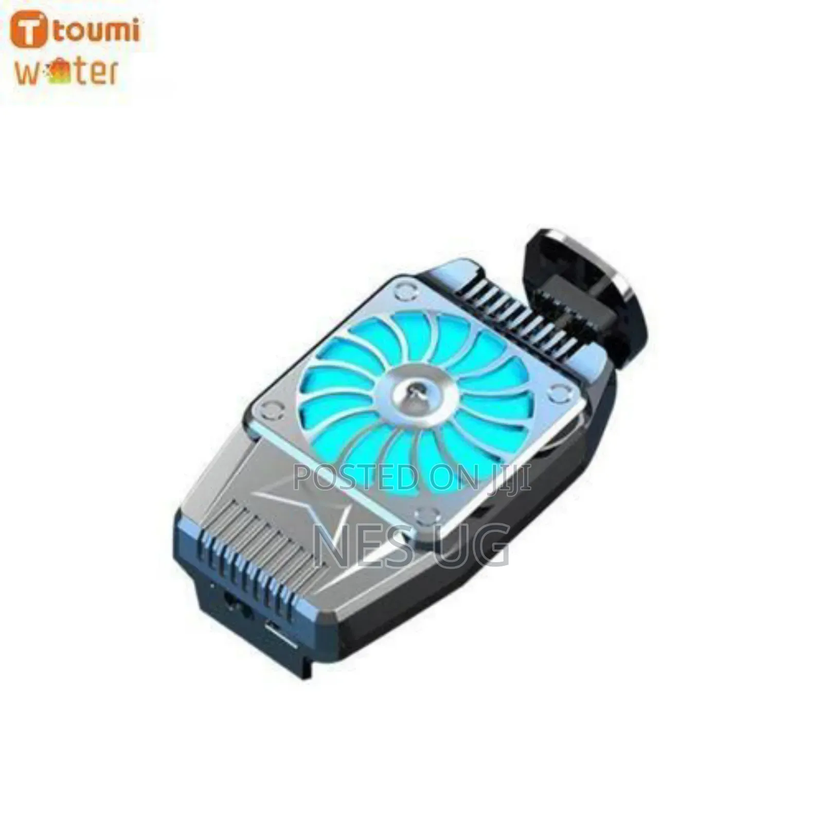 H15 Portable Mobile Phone Game Cooler Cooling Fan Radiator - Silver
