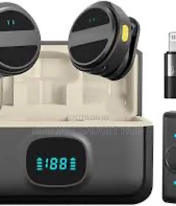 Wireless Button Mini Microphones for Your iPhone and All Phones.