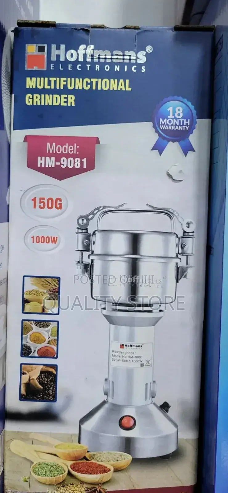 Hoffmans Multifunctional Grinder Hm-9081