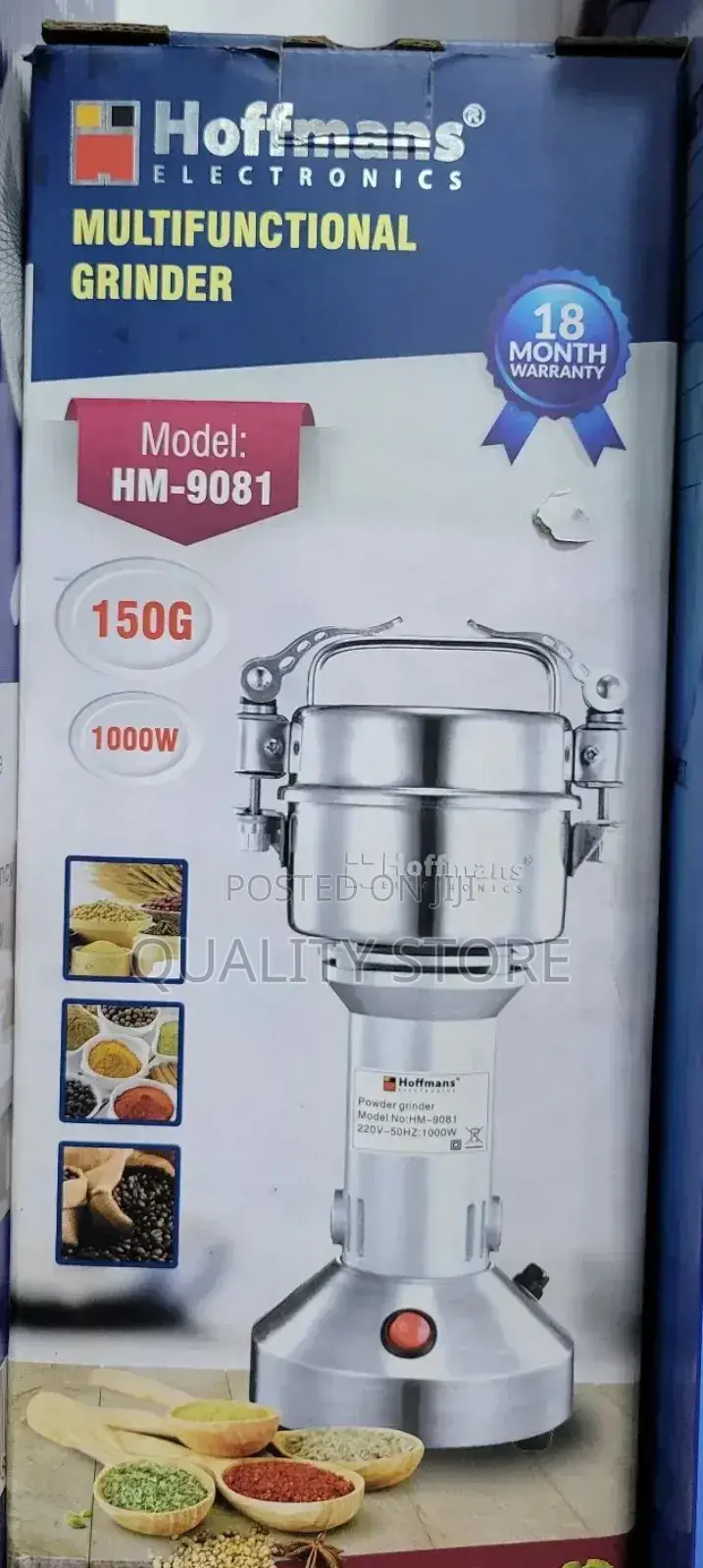 Hoffmans Multifunctional Grinder Hm-9081