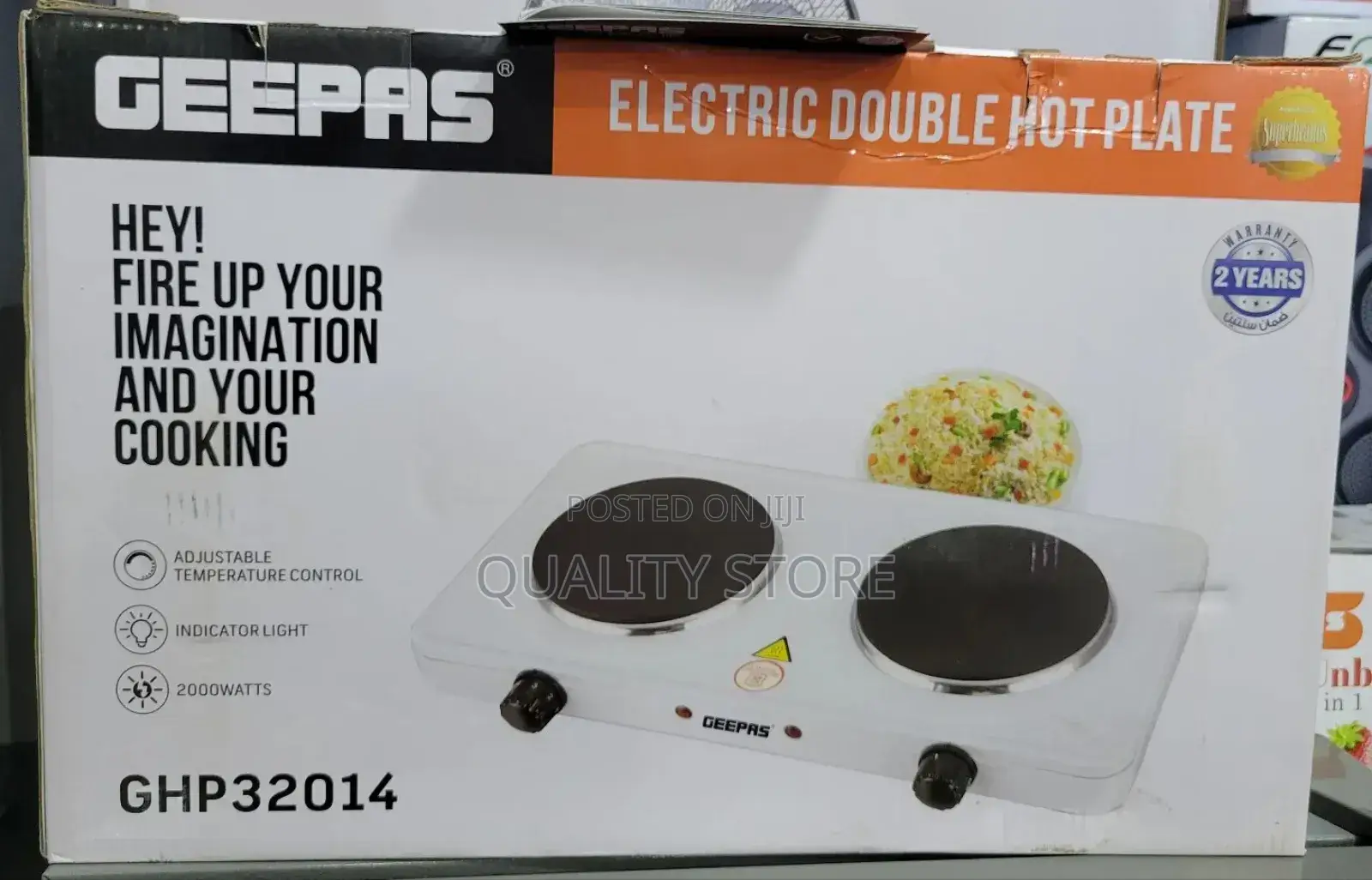 Geepas Electric Hot Plate Double Ghp32014