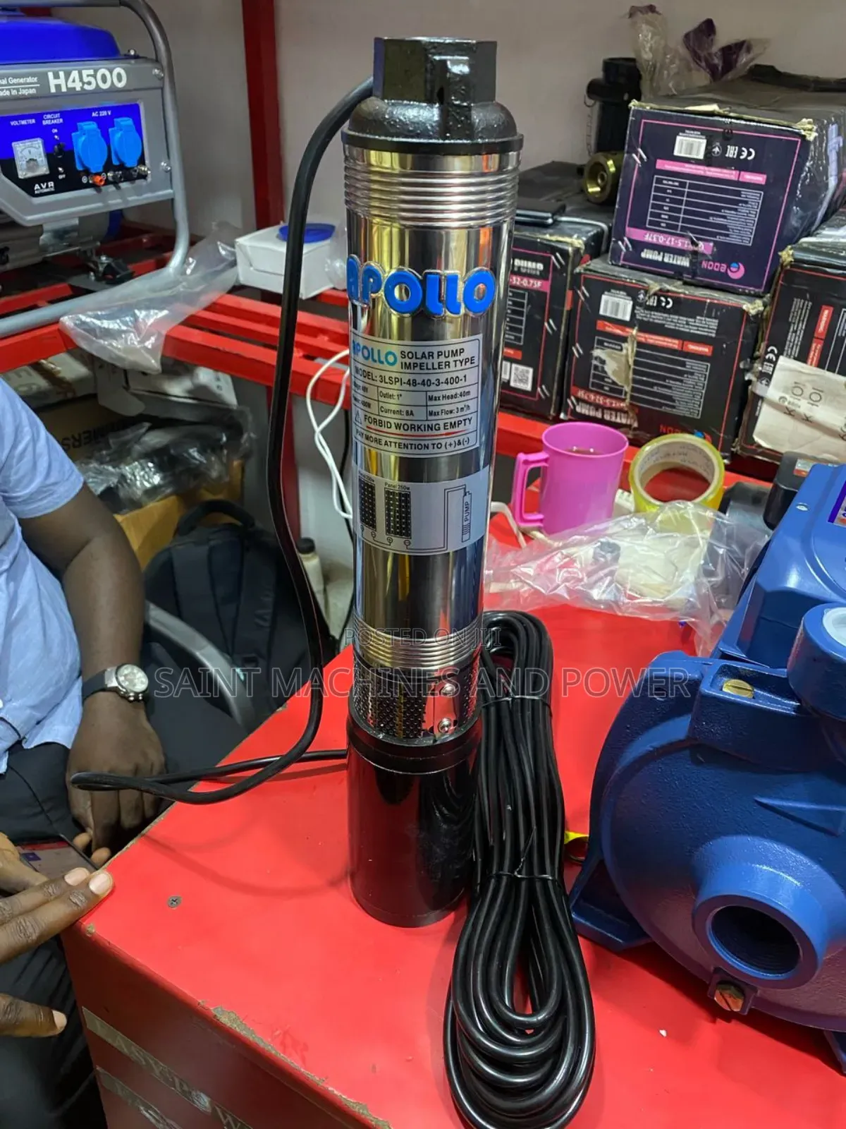 Dc/Solar Submersible Water Pump 40meters